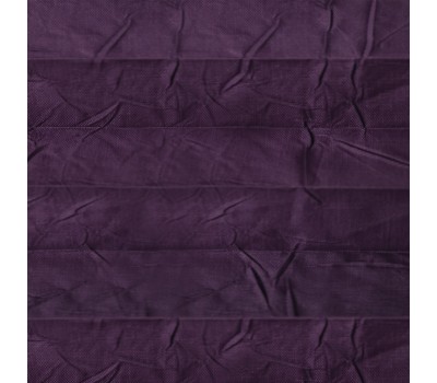 Купить Шторы плиссе Краш перла 4091 т. пурпур,  230 см в Москве