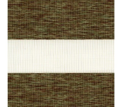 Купить Рулонные шторы зебра ЭТНИК 5921 зеленый 270 см в Москве