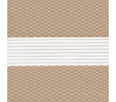 Купить Рулонные шторы зебра ТЕТРИС 2406 бежевый, 280 см в Москве