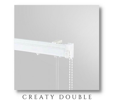Карниз для двойных римских штор Creaty Карниз для двойных римских штор Creaty