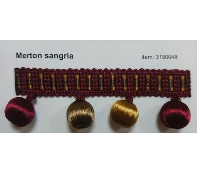 319 Osborne 31 Merton sangria тесьма на отрез 319 Osborne 31 Merton sangria тесьма на отрез