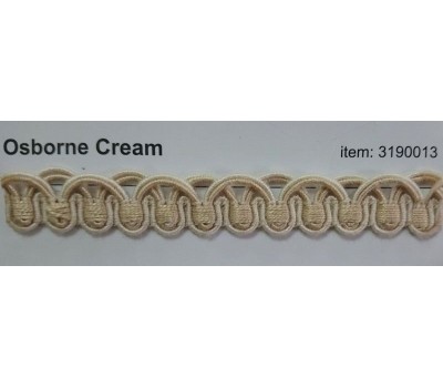 319 Osborne 36 Osborne cream тесьма на отрез 319 Osborne 36 Osborne cream тесьма на отрез