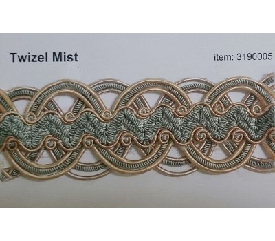 319 Osborne 52 Twizel mist тесьма на отрез 319 Osborne 52 Twizel mist тесьма на отрез