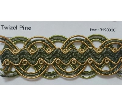 319 Osborne 53 Twizel pine тесьма на отрез 319 Osborne 53 Twizel pine тесьма на отрез