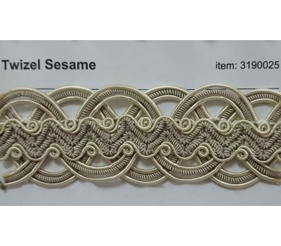 319 Osborne 55 Twizel sesame тесьма на отрез 319 Osborne 55 Twizel sesame тесьма на отрез