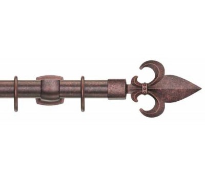 Круглые металлические карнизы Гефест