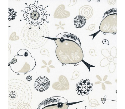 Купить Рулонные шторы ПТИЧКИ 0225 белый, 200 см в Москве Купить Рулонные шторы ПТИЧКИ 0225 белый, 200 см в Москве