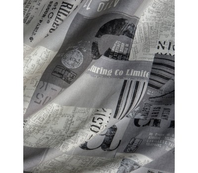 Ткань Travel Maps 45 Gris на отрез