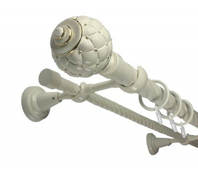 Металлический карниз "Фарфор Антей" D28/19 Металлический карниз "Фарфор Антей" D28/19