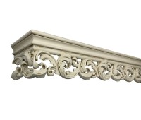 Багетный карниз "Ажур" Слоновая кость Багетный карниз "Ажур" Слоновая кость