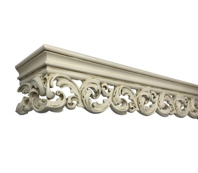 Багетный карниз "Ажур" слоновая кость