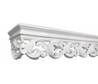 Багетный карниз "Ажур" Белый глянец Багетный карниз "Ажур" Белый глянец