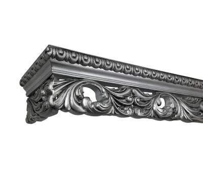 Багетный карниз "Грация" Серебро