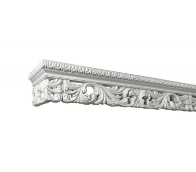 Багетный карниз "Грация" Белый глянец