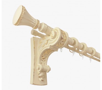 Металлический карниз "Фарфор Нот" D36/19 Металлический карниз "Фарфор Нот" D36/19