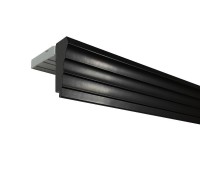 Прямой багетный карниз "Оренсе" Графит Прямой багетный карниз "Оренсе" Графит