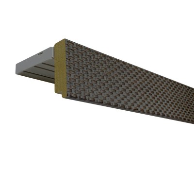 Прямой багетный карниз "Эльче" Дымчатый