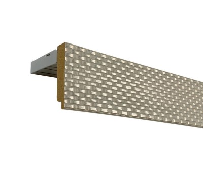 Прямой багетный карниз "Эльче" Серый