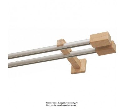 Круглые деревянные профильные карнизы Квадро