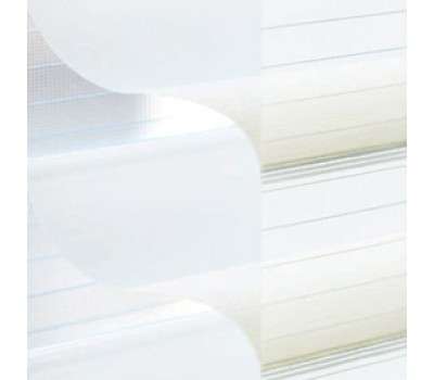 Купить Шторы плиссе Дуэт 25 2259 магнолия/белый 280 см в Москве Купить Шторы плиссе Дуэт 25 2259 магнолия/белый 280 см в Москве