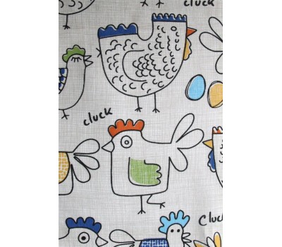 Ткань Gallinas Azul на отрез Ткань Gallinas Azul на отрез